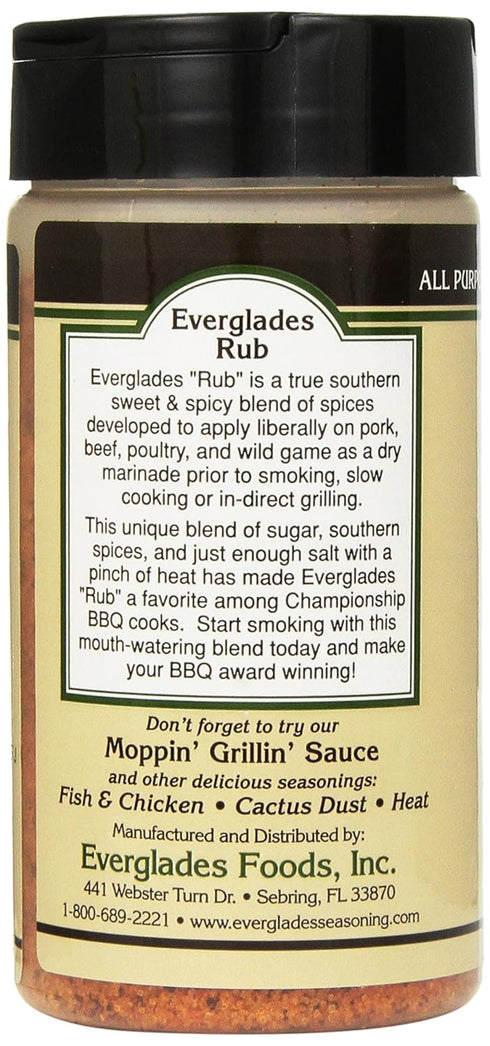 Everglades Seasoning All Purpose Rub, 12 Ounce