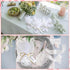 80 Set Kathfly Wedding Almond Candy Favors DIY for Guests Include Pearl Rings, Pearls, Card, String Glue Tulle Bag