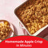 8.5 oz, 6-Pack Concord Foods Apple Crisp Mix, Easy-to-Make Dessert with Delicious Ready to Go Ingredients, Sweet Tender