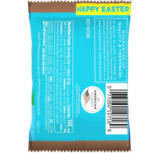 1.3 oz. (Pack 18) RUSSELL STOVER Easter Vanilla Crme Milk Chocolate Easter Egg