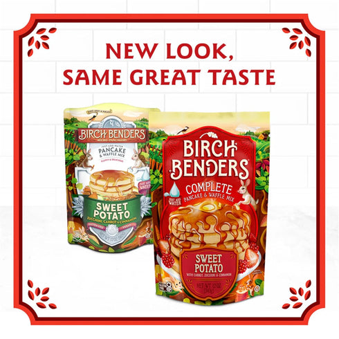 12 (Pack 2) Birch Benders Sweet Potato Pancake and Waffle Mix, Ounce