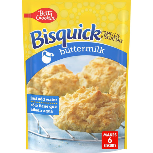 Bisquick Betty Crocker Complete Buttermilk Biscuit Mix, Just Add Water, 7.5 oz.