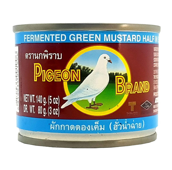 Pigeon Brand FERMENTED MUSTARD GREEN - 2 x 5 oz / 140