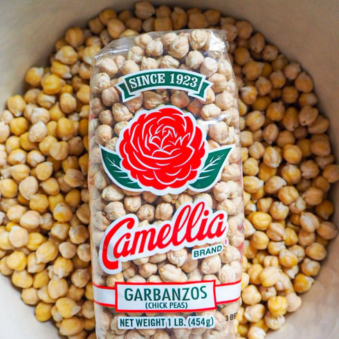 Hummus, 1 (Pack 2) Camellia Brand Dried Garbanzo Beans (Chickpeas) Premium Non-GMO Chickpeas for Salads, Soups