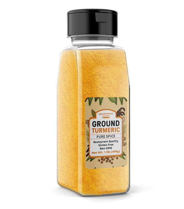 Ground Turmeric, Unpretentious, 1.1 lb, Natural, Non-GMO, Curry Powder Spice