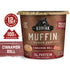 2.36 Oz (Pack 12) Kodiak Cakes Minute Muffins, Cinnamon Roll