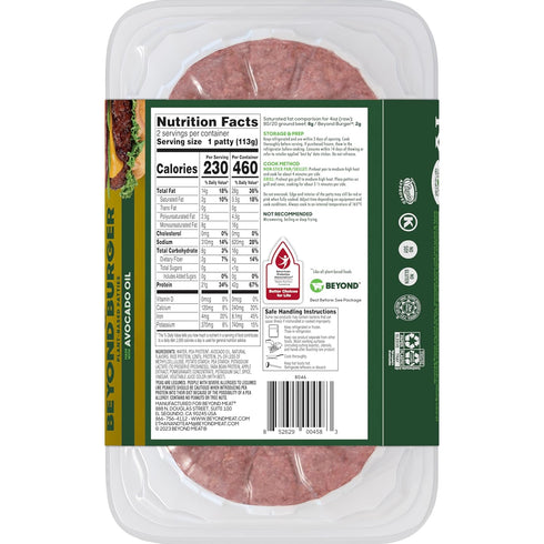 8 Beyond Meat, Plant-Based Patties, Ounce