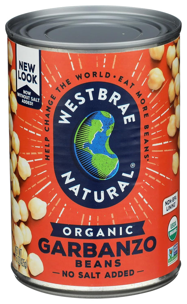 Westbrae Natural, Beans Garbanzo Organic, 15 Ounce