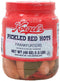 Koegel's Pickled Red Hots, frankfurters packed in spiced vinegar, 2.5-lb. plastic jar