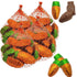 Easter Double Crisp Parsnip Pete's Bunny Treats Milk Chocolate Mesh Bags, Happy