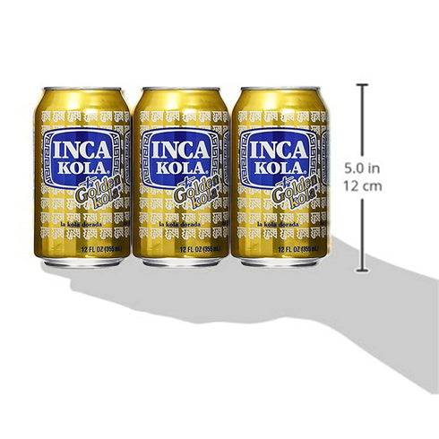 12 oz 12pk Inca Kola Golden Carbonated la kola dorada - cans