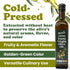 16.9oz (500ml) (Pack 3) Food To Live Organic Extra Virgin Olive Oil, Cold-Pressed. Polyphenol Rich. Non-GMO. Glass
