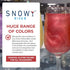 Snowy River Edible Cocktail Glitter, All Natural Edible Beverage Glitter for Cocktails, Wine, Champagne, 4 Gram, Red