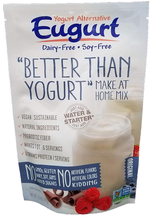 Eugurt "Better Than Yogurt" Make At Home Mix (Dairy and Soy Free!) -