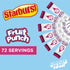 Starburst Singles To Go Powdered Drink Mix - Fruit Punch, Sugar-Free Drink Powder, Just Add Water, 6 Count (Pack of 12)