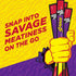 3.0 oz. (12 Count) Slim Jim Savage Smoked Meat Sticks, Original Flavor, High Protein
