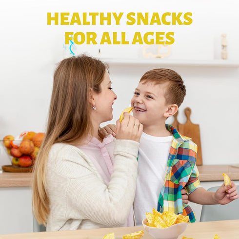 Pack 6, 2 Oz DARLAC FARMS Freeze Dried Mango Slices, No Sugar Added, Healthy Fruit Snacks for Kids, Adults & All Ages