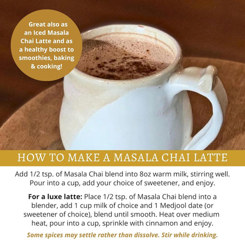 100 4oz DelighTeas Organic Masala Chai Powder | Caffeine free, Unsweetened, Vegan, Keto | Ayurvedic Digestive Support