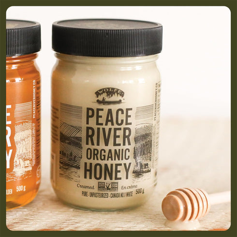 100% 16oz Peace River Whipped Honey | Pure, Organic Raw Honey | Unpasteurized | Never Crystalizes | Preservative