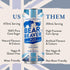 100% 12 Pack 16 Oz Bear 'n Beaver Premium Blue Creamsicle Craft Soda Soft Drinks - Cane Sugar & Pure Vanilla - Vegan