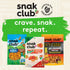 4.2 oz 6 Pack Snak Club Protein Power Snack Mix with Peanuts, Roasted Edamame, Dried Cranberries, Pumpkin Seeds