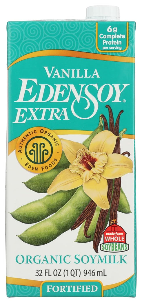 Eden Foods Organic Edensoy Extra Vanilla Soymilk, 32 oz