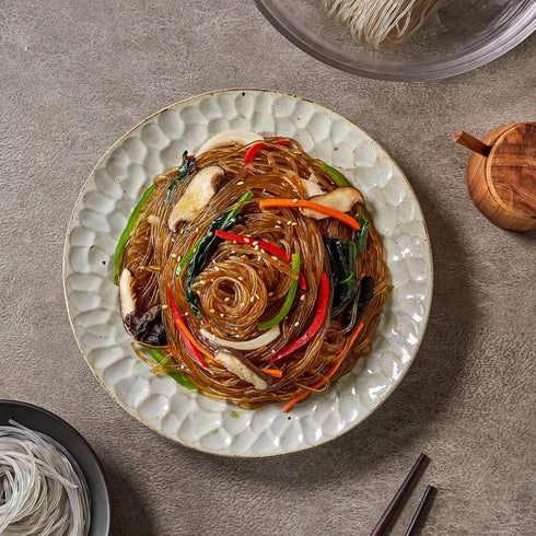 LENITH 17.63 oz (500g)_1 Pack Sweet Potato Glass Noodles, Dangmyun, Korean Vermicelli Pasta For K-Food Japchae
