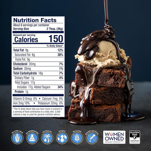Sunday Night Classic Chocolate Sauce - Luxurious Premium Quality Chocolate Ganache, Premium All-Natural Dessert Topping, Hot Fudge Sauce and Dipping Chocolate, Gluten-Free, No Preservatives - 10oz