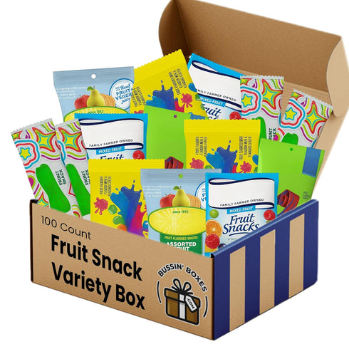 Fruit Snacks Variety Pack Bulk Assortment of Individually Wrapped Fruit Flavored Snacks