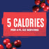 4 Fl.Oz, (Pack 48) Ocean Spray Juice Cups, Diet Cranberry