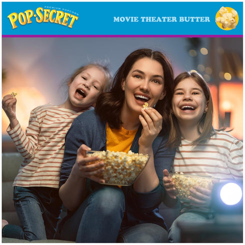 3.0 18 Count Pop Secret Popcorn, Movie Theater Butter, Ounce Microwave Bags, Box