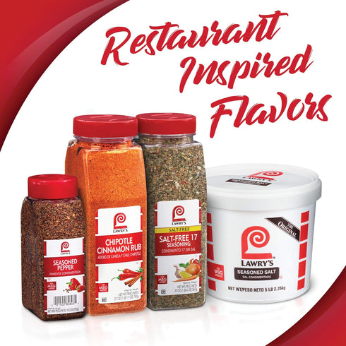 20 oz 20 Lawry's Key West Style Lemon, Basil & Thyme Seasoning, - One Ounce Container of Lemon, Basil and Thyme