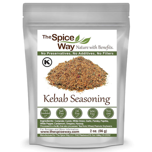 The Spice Way Kebab Seasonings - Meat and Poultry Spice Blend - No Additives, No Preservatives, No Fillers, Beef