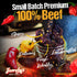 Scorchy's Jerky 85g 1 pack | Ghost Pepper Beef Jerky | Hand-Crafted | Spicy Protein Snack | Low Calorie and Low Fat | |