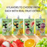 Pack, 10 Hethstia Konjac Jelly Variety Drinkable Jelly Pouches-Peach, Mango, Passion Fruit, Green Apple, Gluten-Free