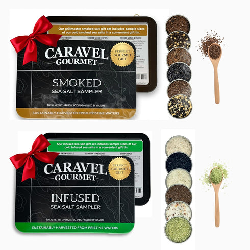 Sea Salt Gift Set - Infused & Smoked Salt Sampler Collections -