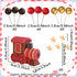 JeVenis Christmas Train Cake Decoration Train Cake Topper Train Theme Birthday Decorations Baby Shower Party Supplies