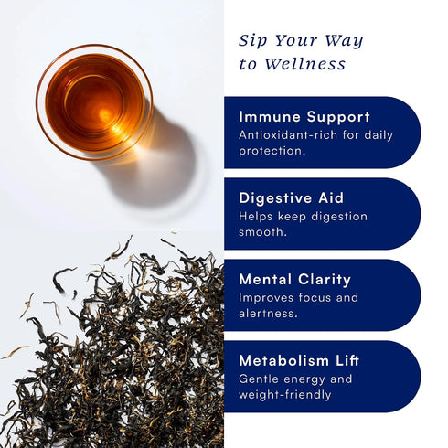 1.06 oz, 2030 Herbs & Kettles Assam Special Reserve Tea | Single-Origin Tippy Assam Black Tea | Premium Loose Leaf