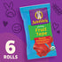 6 4.5 oz Annie's Organic Fruit Tape, Swirly Strawberry, Non-GMO and Organic Fruit Flavored Snacks, Rolls