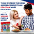 Pack 6 2.8-3 Oz. Flavorful Popcorn Seasoning Variety Seasonings in White Cheddar Cheese, Ranch, Garlic Parmesan & More