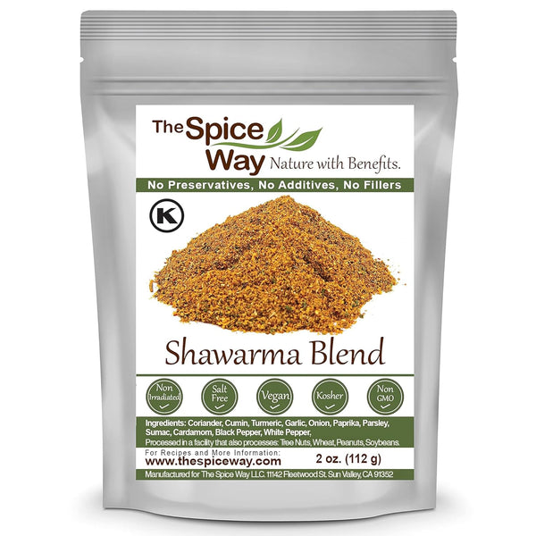 The Spice Way Shawarma Blend - 2 oz Recipe Inside for Meat and Poultry Rub