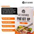 8.9 oz (3 Get Cultured Box Beef Pho Kit Authentic Vietnamese Pho Broth Base With Spice Bag, Rice Noodles, Fish Sauce