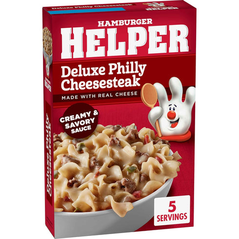 4.8 12 Hamburger Helper Deluxe Philly Cheesesteak, Ounces, per Case