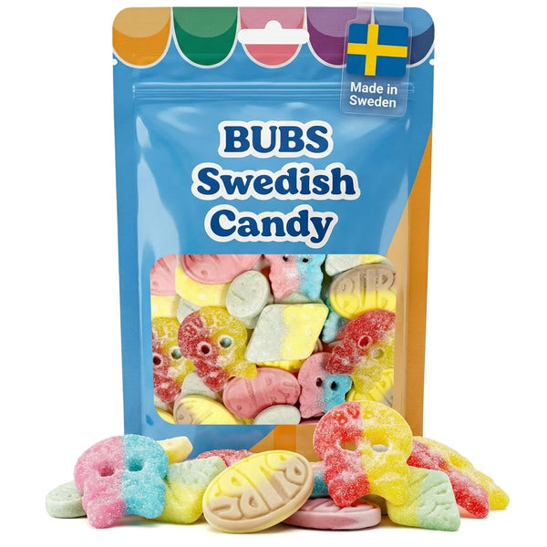 Bubs Swedish Candy Mix - Big Ovals, Skulls, and More - Sweet