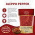 Spicy World Aleppo Pepper Flakes 7 oz | Authentic Turkish Chili Spice for Exquisite Heat & Flavor | Premium Crushed