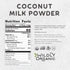 8 Oz 97% Wildly Organic Coconut Milk Powder Bag - Organic, Dairy-Free, Dry Milk Powder, Unsweetened, Dehydrated