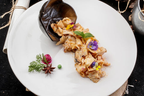 29 oz LaMonica Fine Foods Scungilli (Sliced Conch), Wild Caught Ready to Eat Premium Quality Seafood for Salads, Pasta