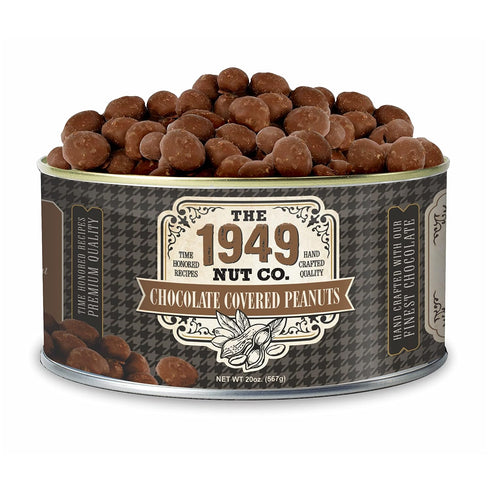 The 1949 Nut Co. Chocolate Covered Virginia Style Peanuts | Oil Roasted Fried with a Unique