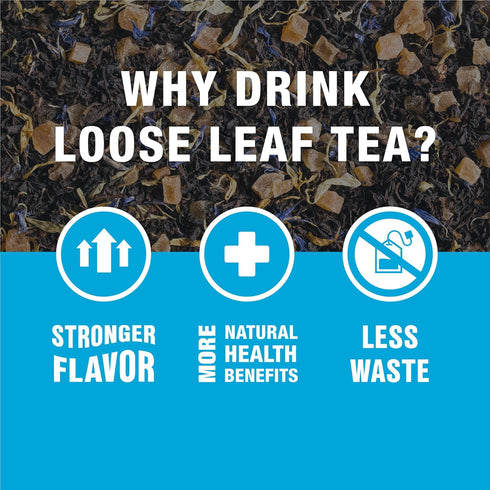 16oz 4oz Tiesta Tea - Passion Berry Jolt, Loose Leaf, Raspberry Passion Fruit Black Tea, Premium High Caffeinated Black