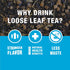 16oz 4oz Tiesta Tea - Passion Berry Jolt, Loose Leaf, Raspberry Passion Fruit Black Tea, Premium High Caffeinated Black